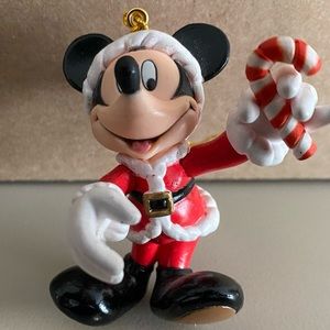 Mickey Mouse Disney Christmas Ornament  with candy cane